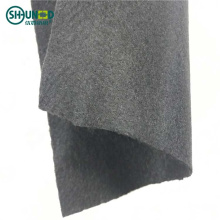 Factory price 180g 100% polyester black soft needle punched nonwoven felt needle punch nonwoven fabric for shoes/isolation layer